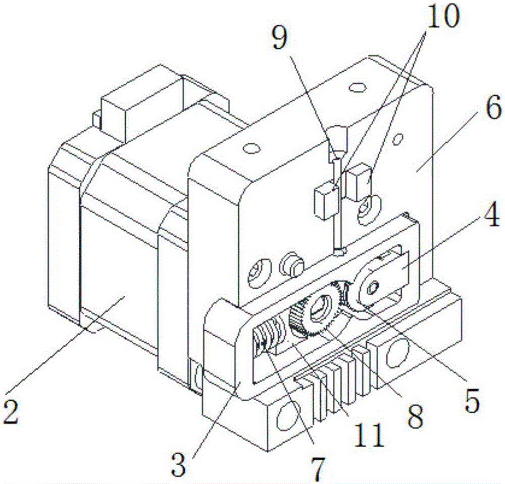 一種斷料檢測(cè)3D打印擠出機(jī)的制作方法與工藝