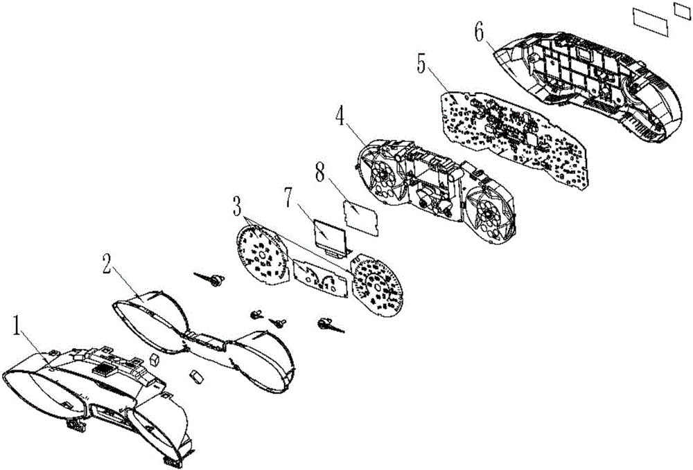 基于LCD屏的緊湊型汽車儀表盤的制作方法與工藝