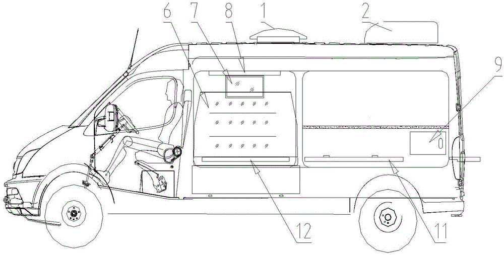 一种具有上掀门结构的电动咖啡车的制作方法与工艺