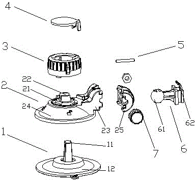 一种简易型吸盘支架的制作方法与工艺