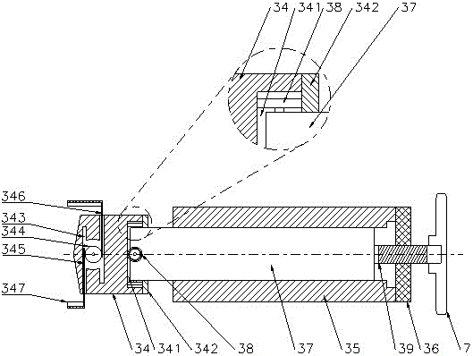 一种分体式柱形雕刻机用轴心定位装置的制作方法