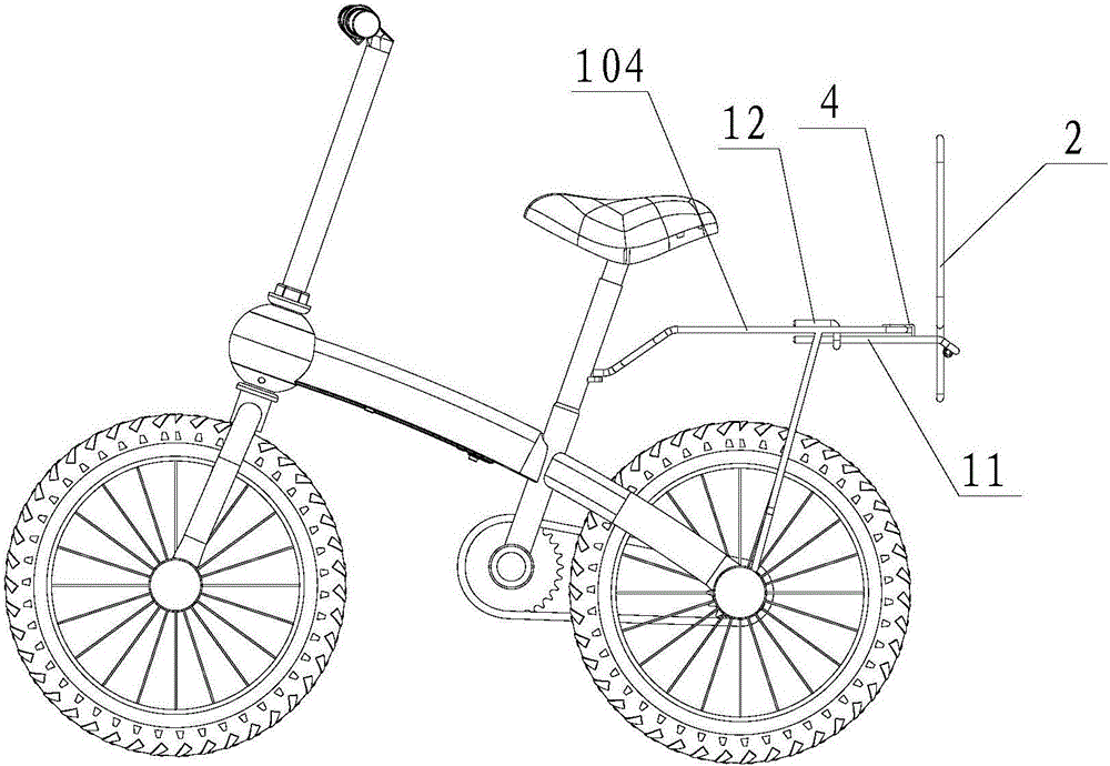 自行車延伸架組件及自行車的制作方法與工藝