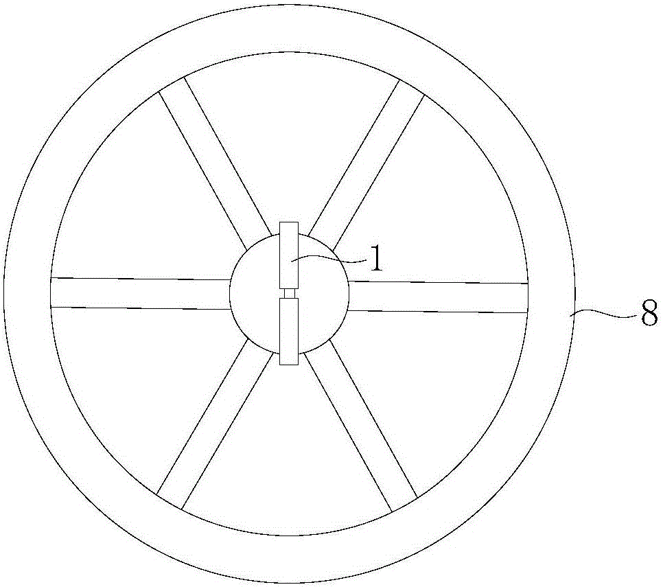 风力平衡装置及轮毂里程表的制作方法