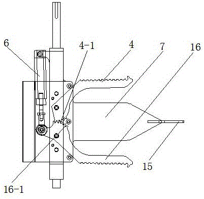 打包撑袋装置的制作方法