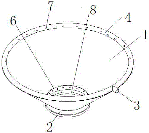 一种进料斗冲洗孔的制作方法与工艺