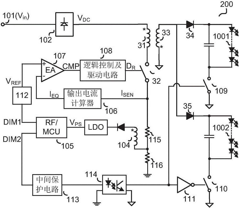 双通道LED驱动器及其控制方法与流程