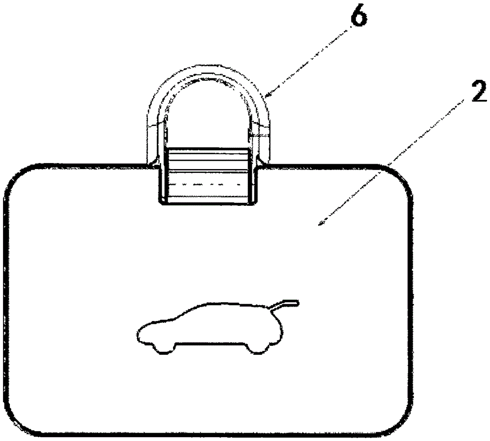 汽車尾門(mén)逃生鎖蓋安裝結(jié)構(gòu)的制作方法與工藝