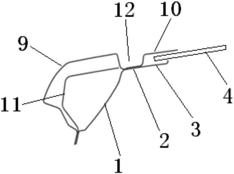 一種A 柱上內(nèi)板結(jié)構(gòu)的制作方法與工藝