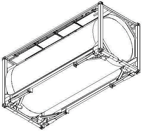 一种带有升降支架的罐式集装箱的制作方法与工艺