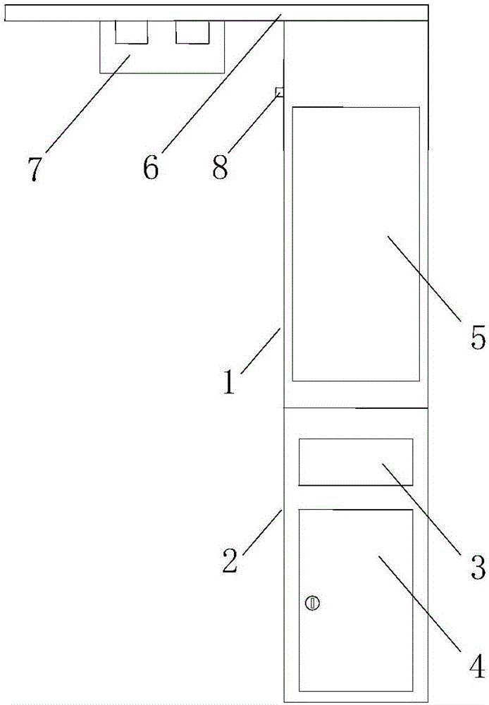 一种市政公交站台专用垃圾箱的制作方法与工艺