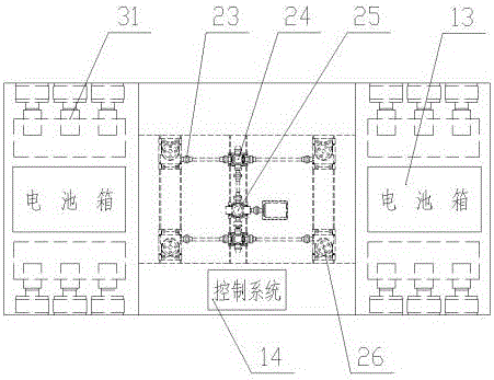 一种阻尼减震的全方位行走升降平台装置的制作方法