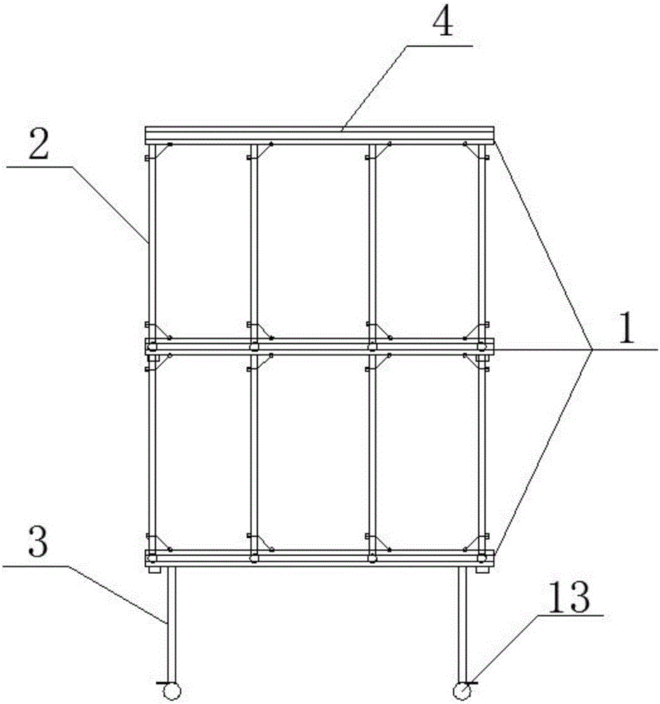 一種合成革儲運貨架的制作方法與工藝