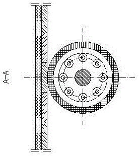 一种带U型钢条槽的运输链用耐磨托辊机构的制作方法与工艺