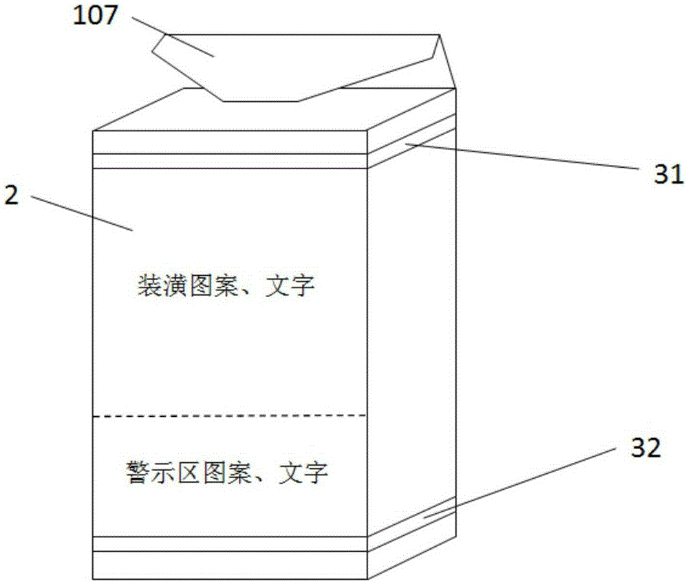 一種卷煙煙盒及其包裝設(shè)備和方法與流程