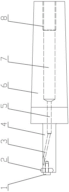 一種壓縮空氣排屑旋風(fēng)銑刀桿的制作方法與工藝