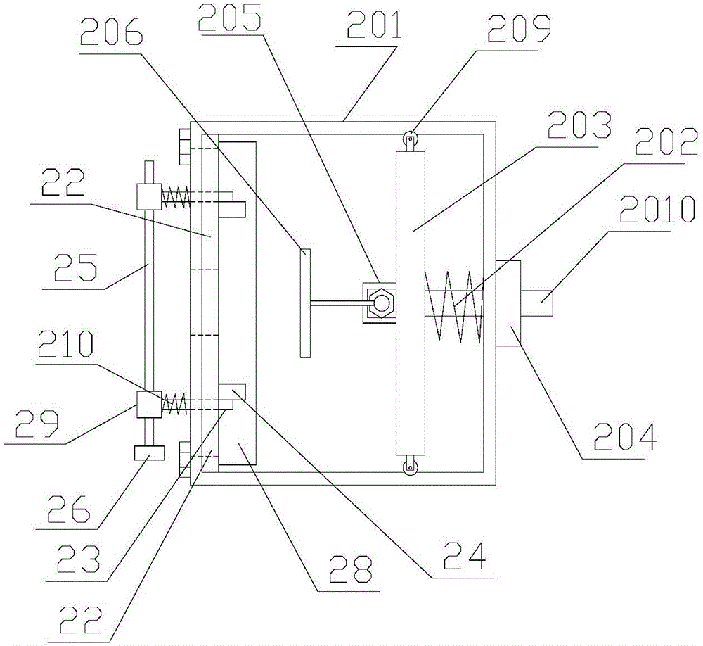 一种服装吊牌印刷机用改良型送料装置的制作方法