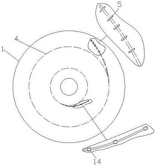 电缆盘绕后的端部定位结构的制作方法与工艺