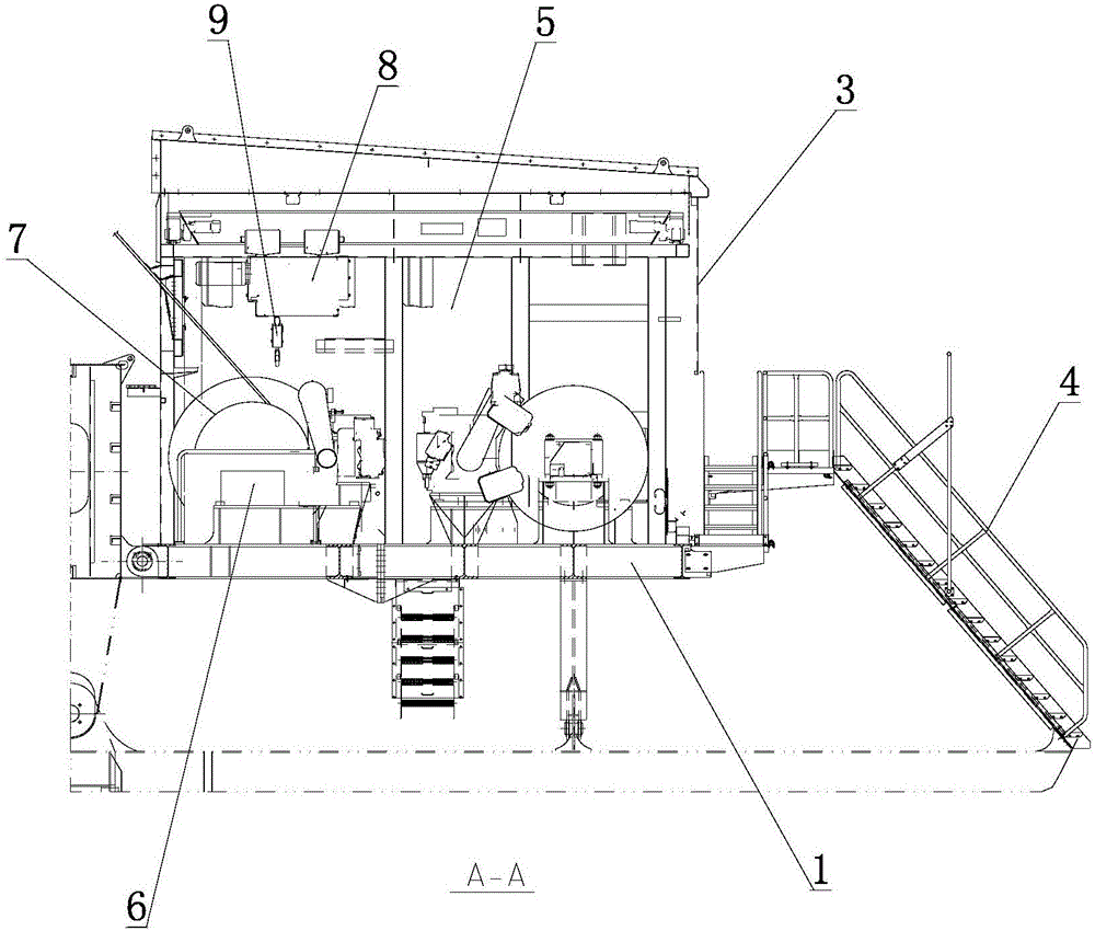 门座式吊机机房的制作方法与工艺