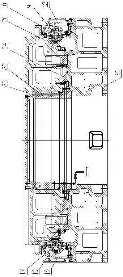 一种双导程双分度蜗杆滚齿机工作台的制作方法