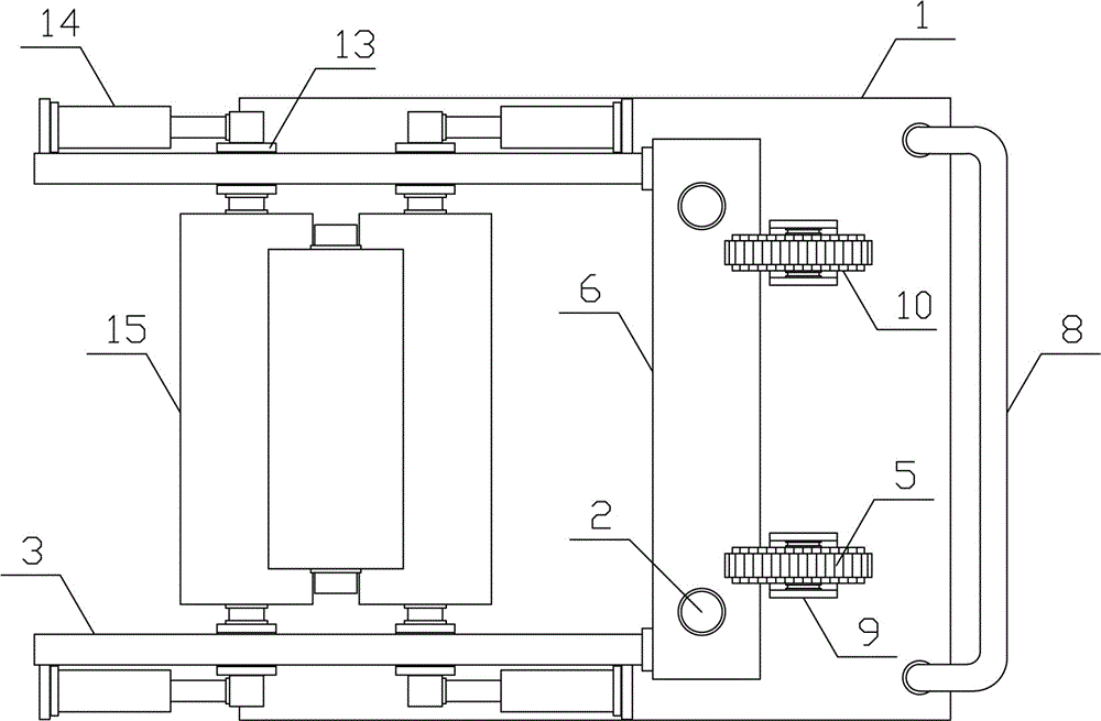 一種圓輥放置提升機構的制作方法與工藝