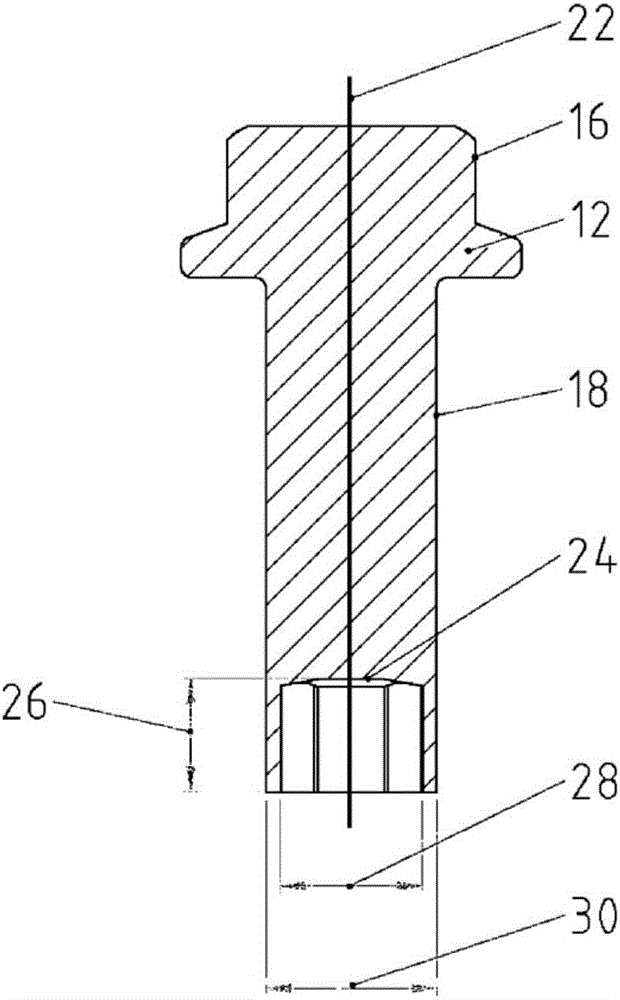 具有冲挤连接部的双钢螺栓及用于制造该螺栓的方法与流程