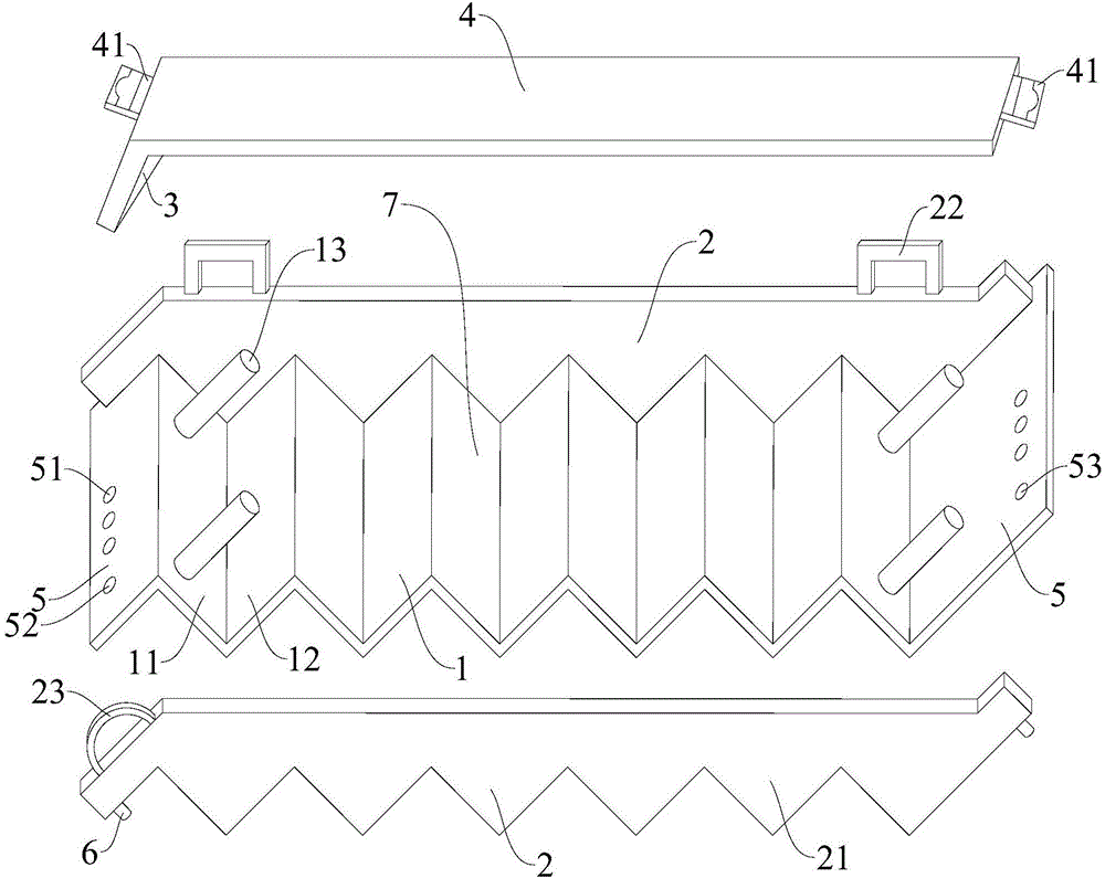 插孔式調(diào)節(jié)樓梯寬度的預(yù)制樓梯模具的制作方法與工藝