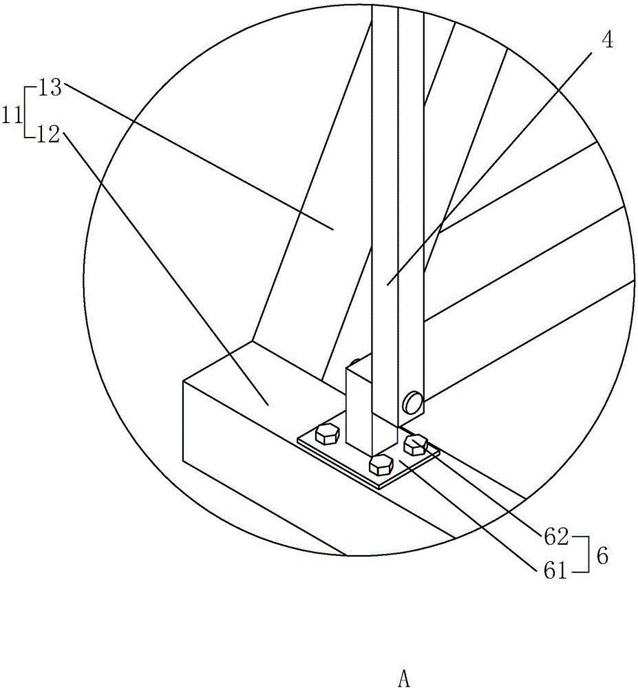 一種用于汽車前后扶手模具加工的支架裝置的制作方法