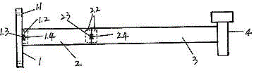 折叠凉伞架的制作方法与工艺