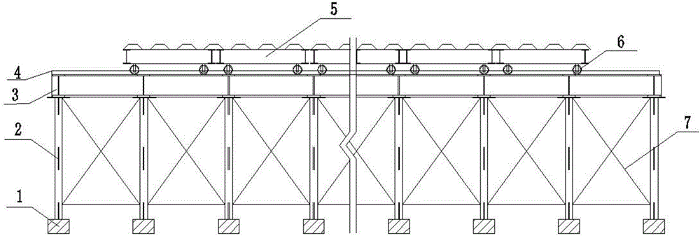 一种跨铁路预制拼装防护棚架的制作方法与工艺