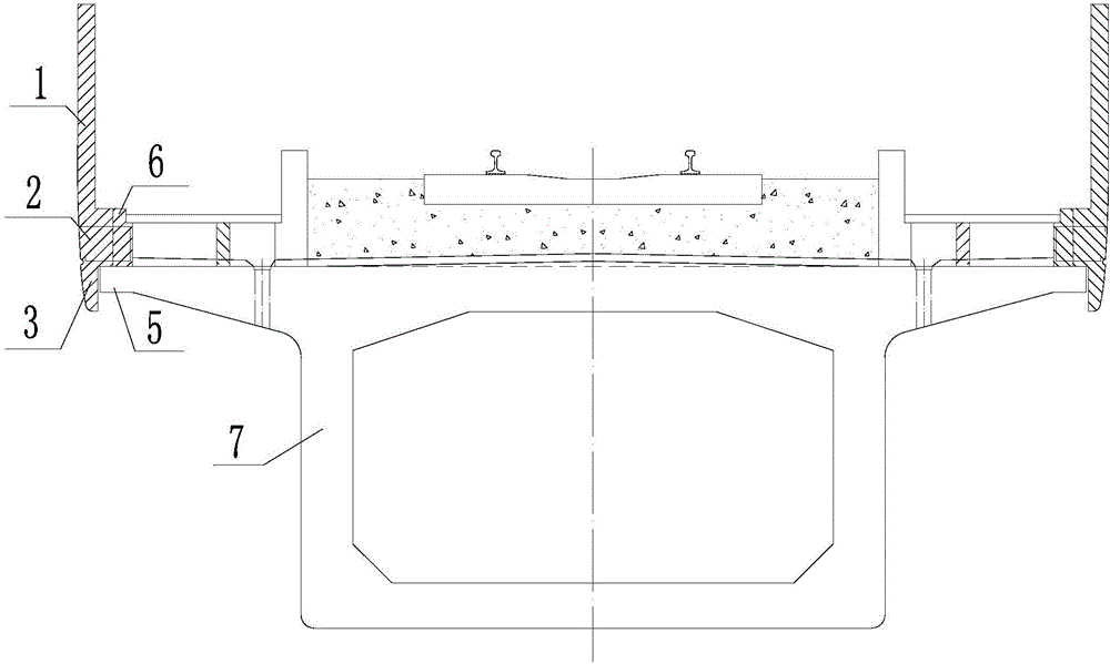 整体式高速铁路桥高挡板结构的制作方法与工艺