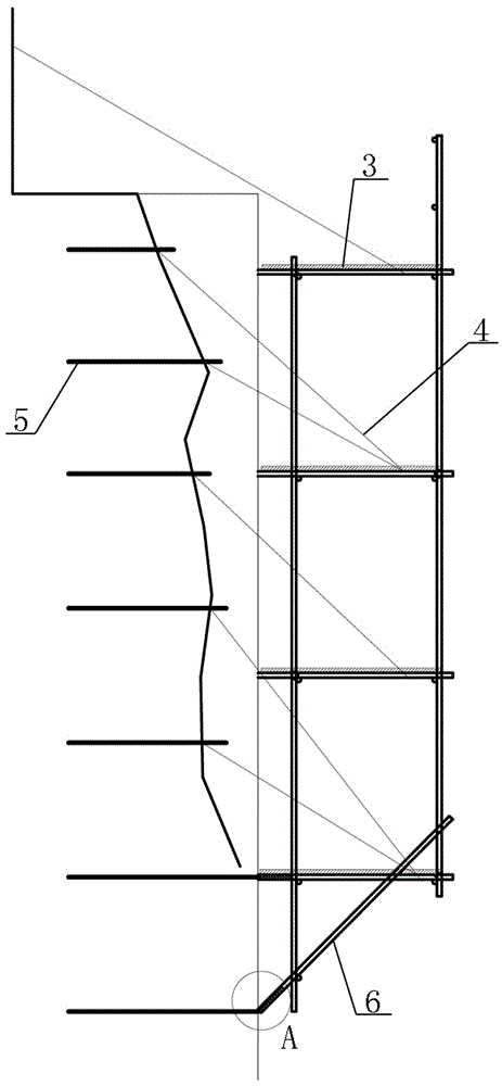 一种岩锚梁混凝土施工吊空排架的制作方法与工艺