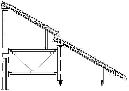 一种矩形断面竖井拐臂式混凝土分料装置的制作方法