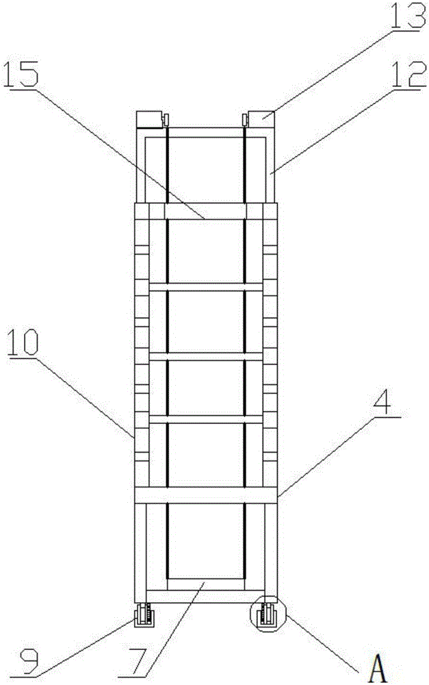 一种便于升降和移动的土木建筑支架的制作方法与工艺