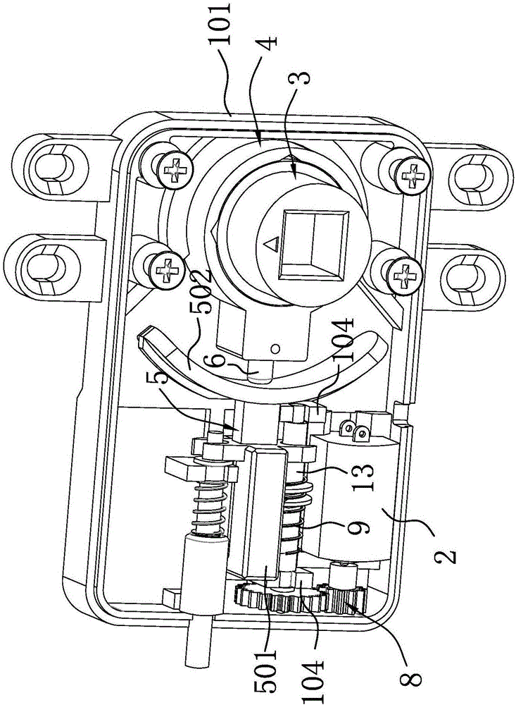 電控鎖執(zhí)行機(jī)構(gòu)的制作方法與工藝