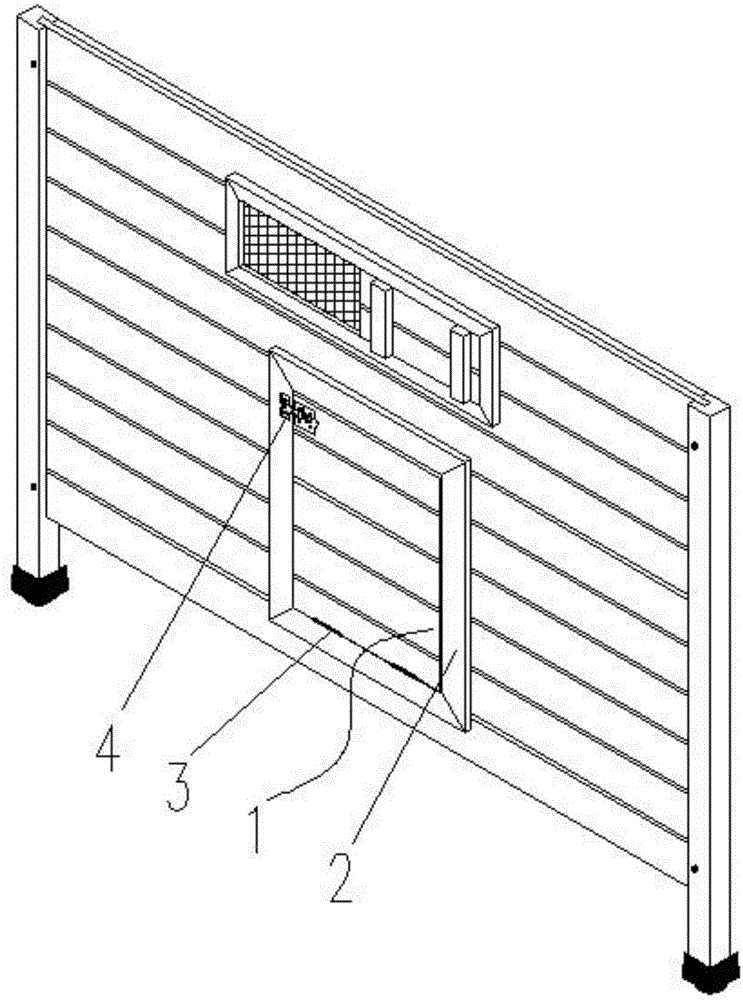 一种可用作爬梯的宠物屋门的制作方法与工艺