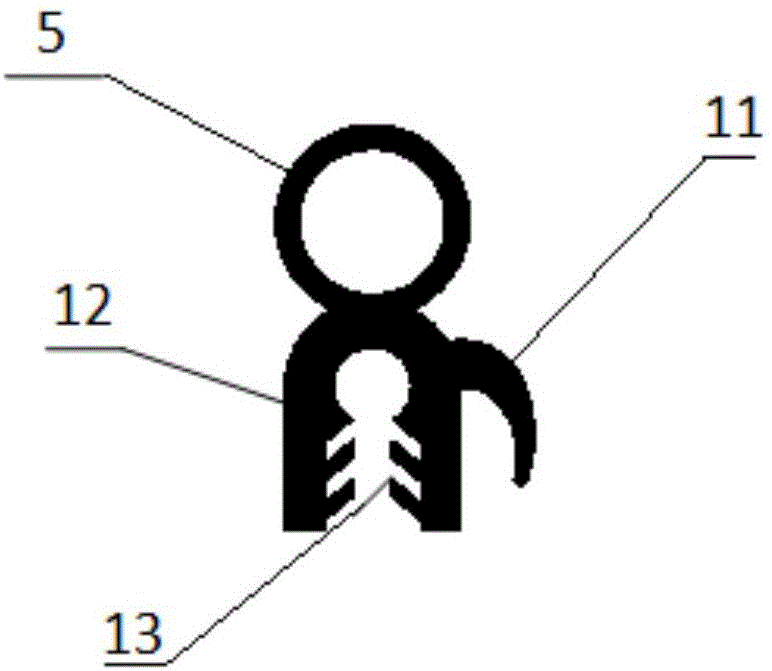 一種預(yù)制艙艙門密封結(jié)構(gòu)的制作方法與工藝