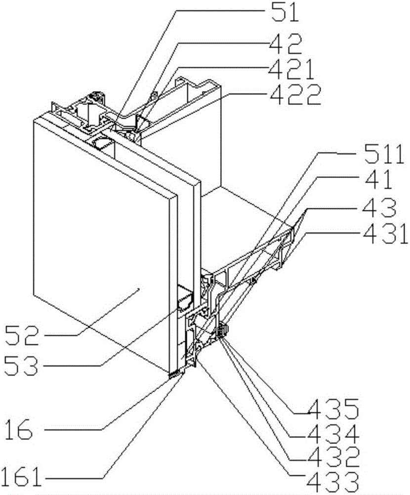 一种幕墙平推窗的制作方法与工艺