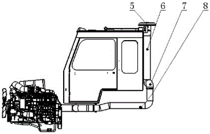 一種重型內燃牽引車高進氣系統的制作方法與工藝