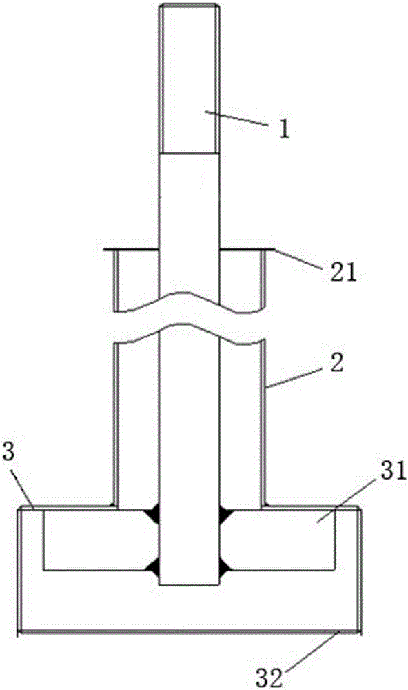 用于水轮发电机的套筒式基础螺杆结构的制作方法与工艺