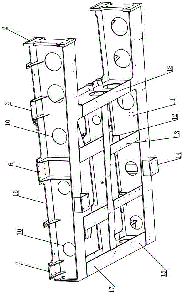 一種風(fēng)力發(fā)電機(jī)組后機(jī)架的制作方法與工藝