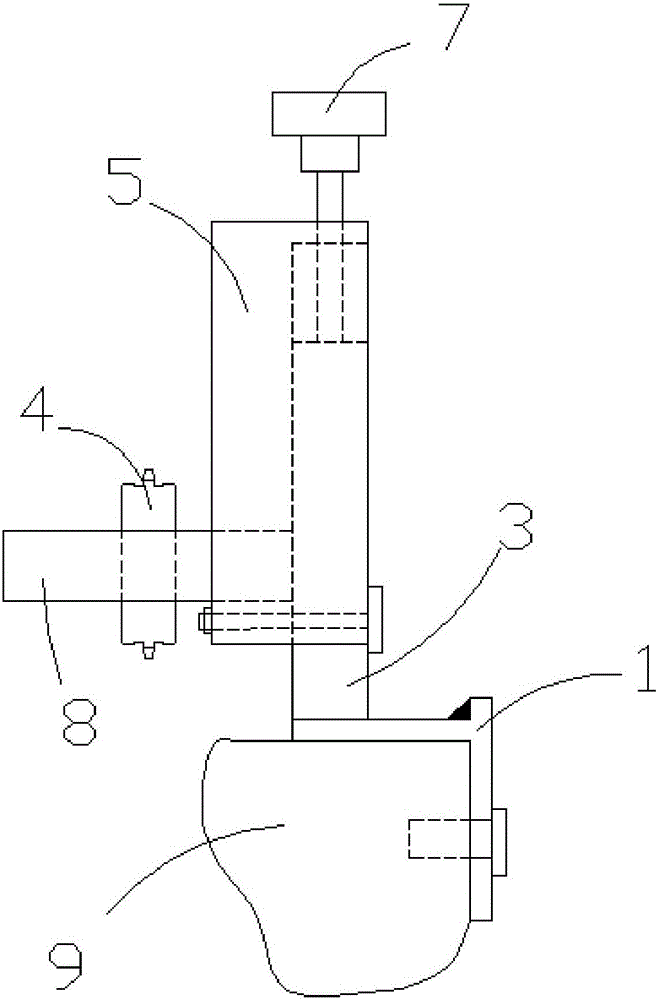 一種煙草切絲機(jī)上排鏈張緊裝置的制作方法