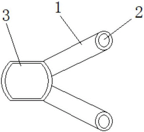 一种法兰式压力容器三角形分布自紧密封装置的连接件的制作方法