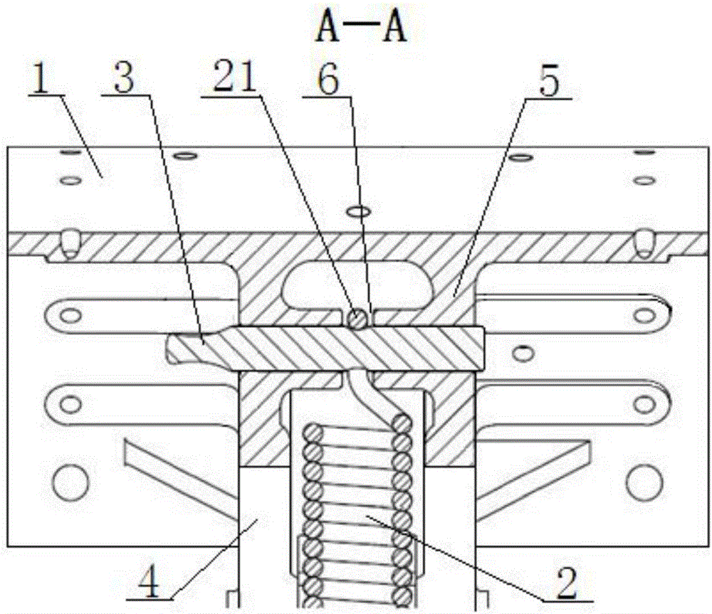 一种鼓式制动器回位弹簧销固定结构的制作方法与工艺