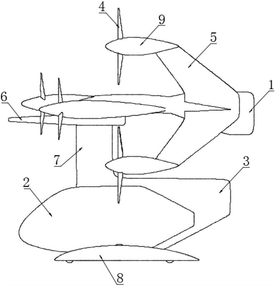 一种结构简单且运行平稳的垂直起降飞行器的制作方法与工艺