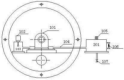 一種轉(zhuǎn)爐電除塵風(fēng)機(jī)內(nèi)軸承潤滑油平衡裝置的制作方法