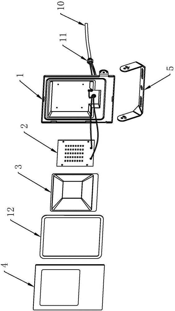 一種泛光燈的制作方法與工藝