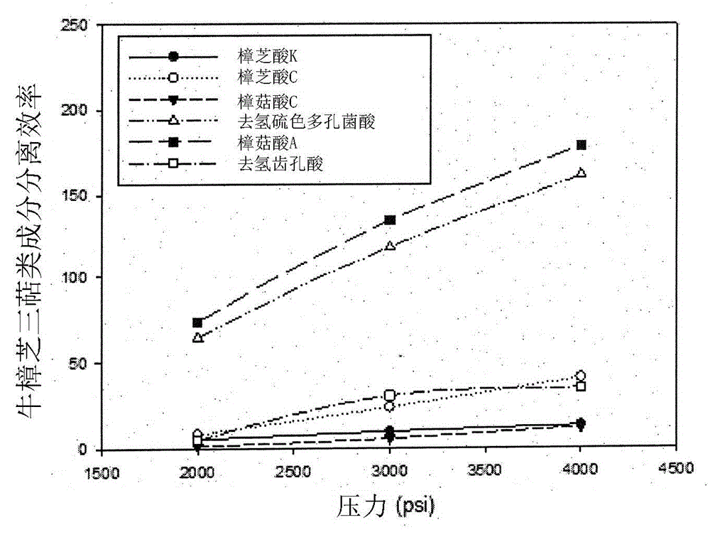 以超临界流体技术分离与纯化牛樟芝中机能成分的方法与流程