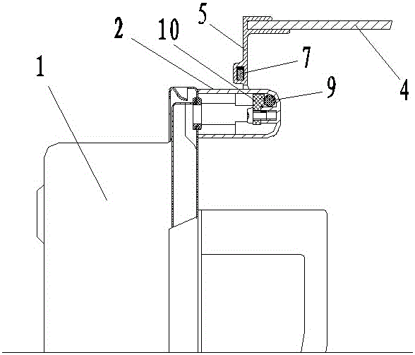 燃气灶具的翻盖保护结构的制作方法与工艺