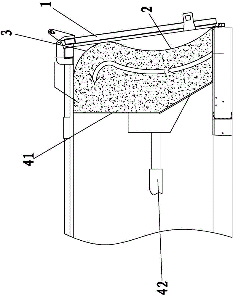 一種導流垃圾箱后門的制作方法與工藝