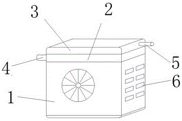一種空調(diào)主機(jī)散熱處理裝置的制作方法